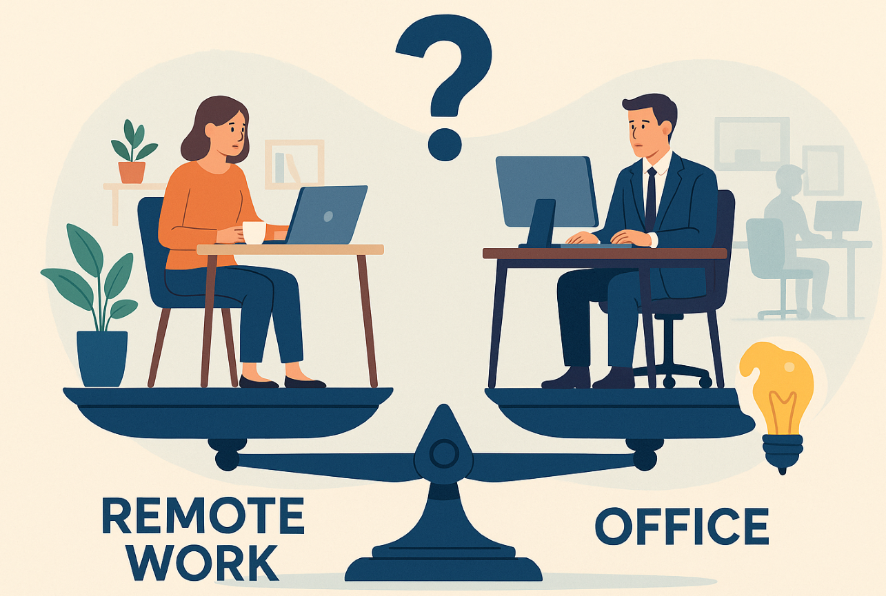 Teletrabajo vs Presencialidad